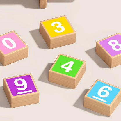 Wooden Arithmetic Learning Board – Math Toy for Kids 3+