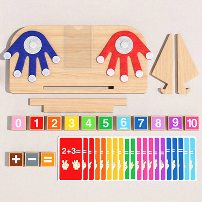 Wooden Arithmetic Learning Board – Math Toy for Kids 3+