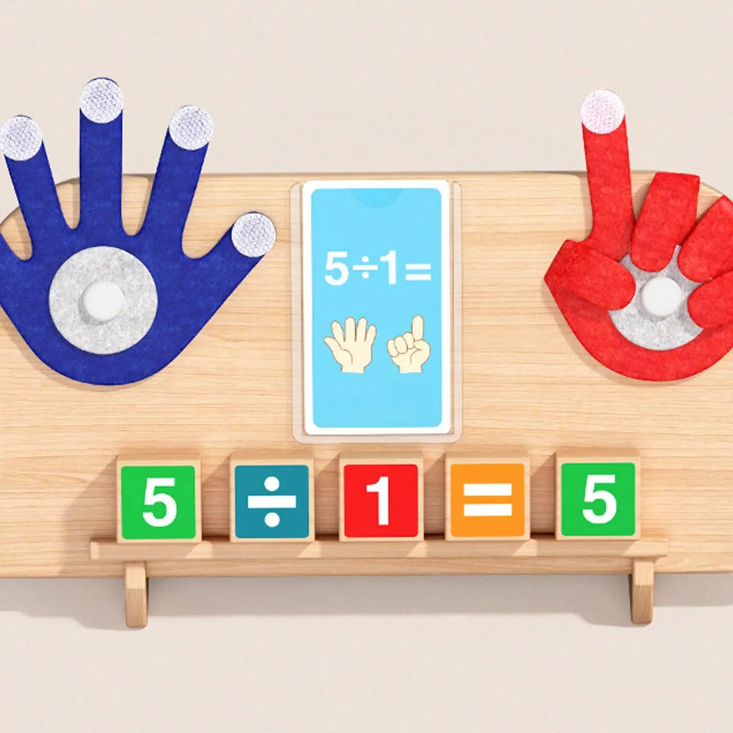 Wooden Arithmetic Learning Board – Math Toy for Kids 3+