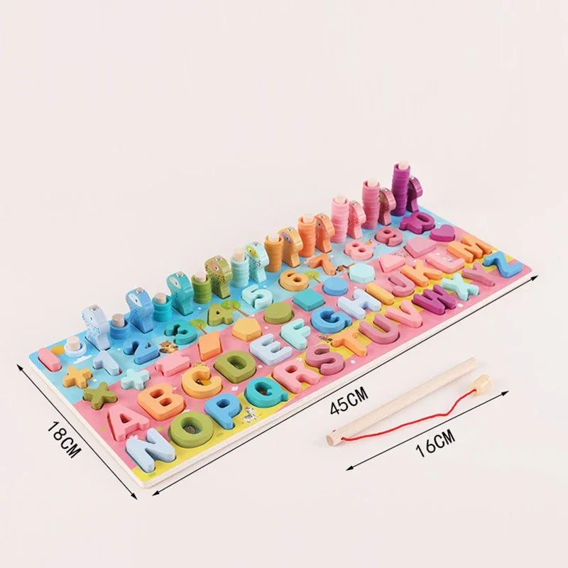 Montessori Wooden Math & Number Matching Toy for Kids