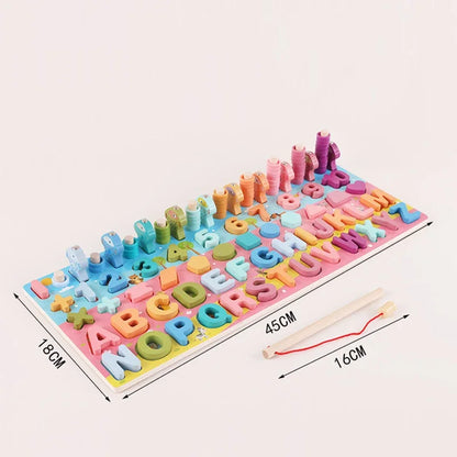 Montessori Wooden Math & Number Matching Toy for Kids